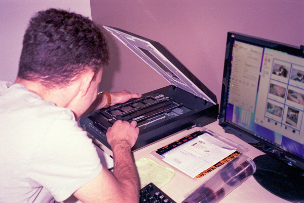 IT technician securing a compromised computer