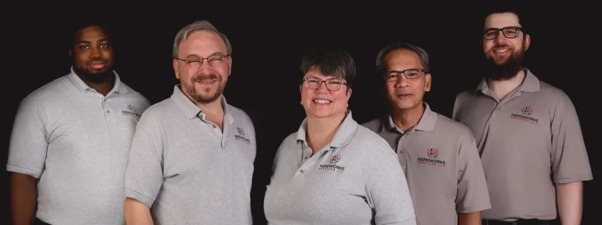 Nerdworks Services team providing expert IT support